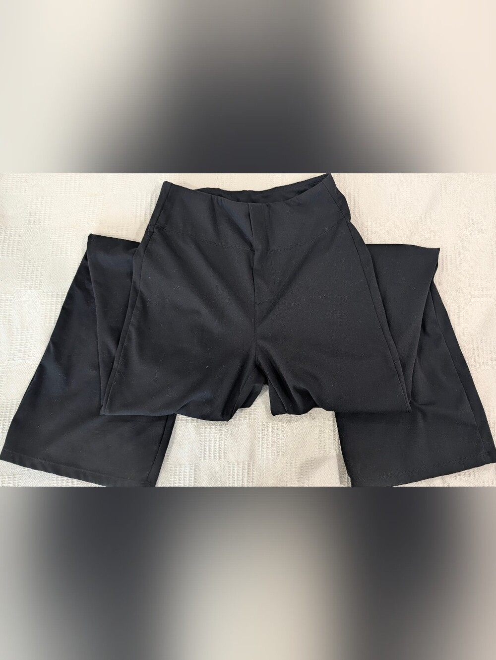 Women's Black Stretch Flare Pants